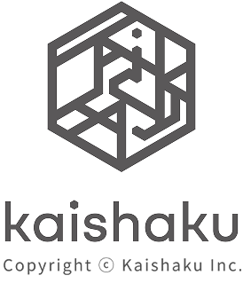 Kaishaku株式会社　ロゴ　コピーライト
